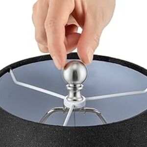 1 Heavy Egg Shaped Lamp Finial Stainless Steel Decorative Cap